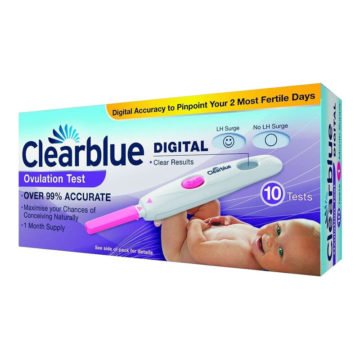Clearblue digitalni ovulacijski test, 10 testov