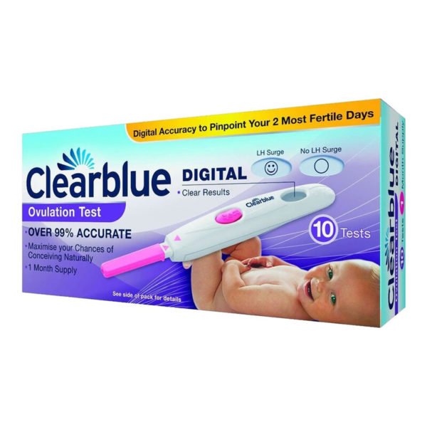 Clearblue digitalni ovulacijski test, 10 testov