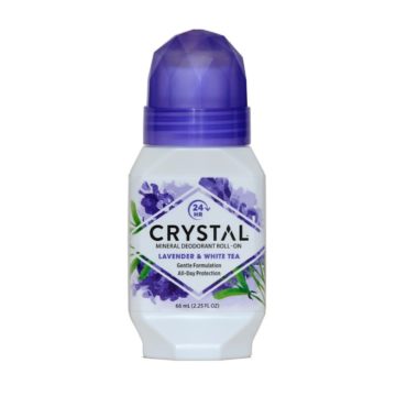 Crystal Essence roll-on s sivko in belim čajem, 66 ml