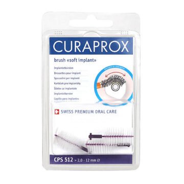 Curaprox CPS 512 soft implant medzobna ščetka, 3 ščetke
