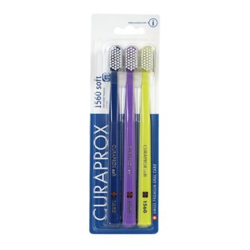 Curaprox CS 1560 Soft pakiranje, 3 ščetke