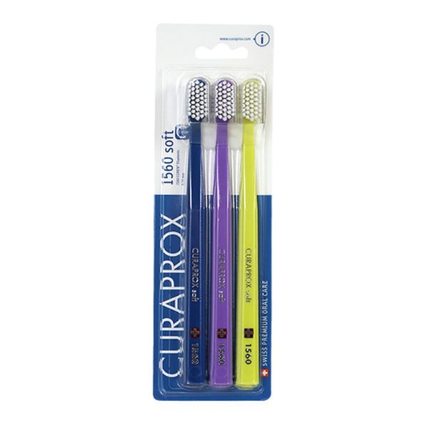 Curaprox CS 1560 Soft pakiranje, 3 ščetke