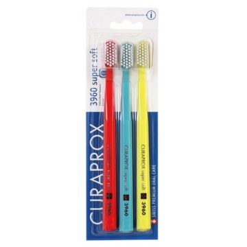 Curaprox CS 3960 Super Soft pakiranje, 3 ščetke