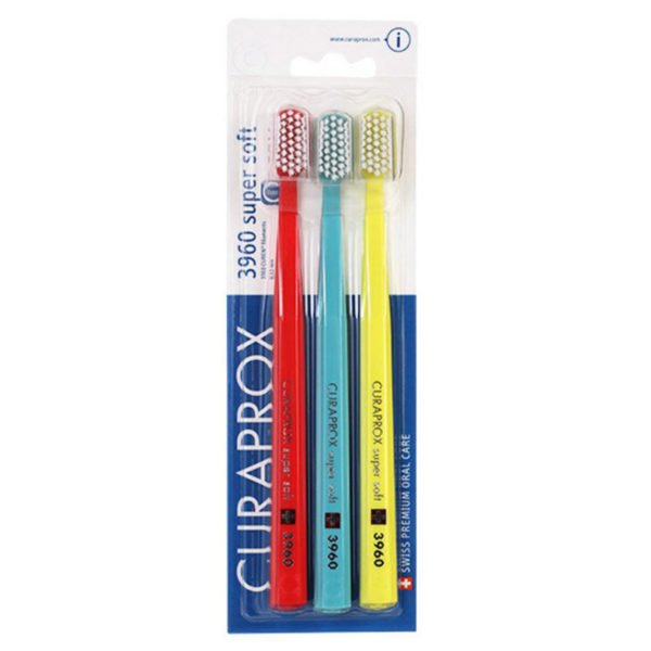 Curaprox CS 3960 Super Soft pakiranje, 3 ščetke
