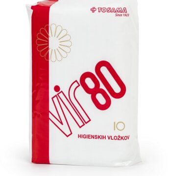 Damski vložki Vir 80, 10 higienskih vložkov