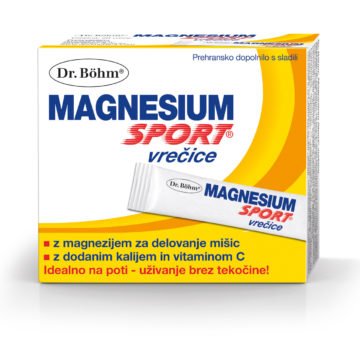 Dr. Böhm Magnesium Sport vrečice, 20 vrečic