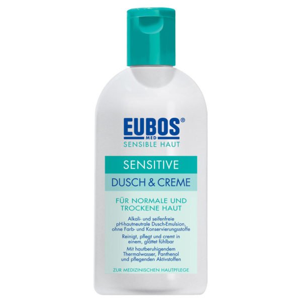 Eubos Sensitive krema za prhanje, 200 ml
