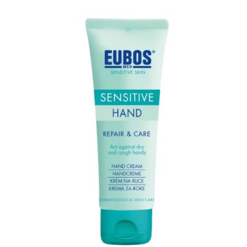 Eubos Sensitive krema za roke za obnovo in zaščito kože, 75 ml