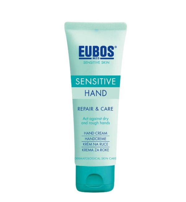 Eubos Sensitive krema za roke za obnovo in zaščito kože, 75 ml
