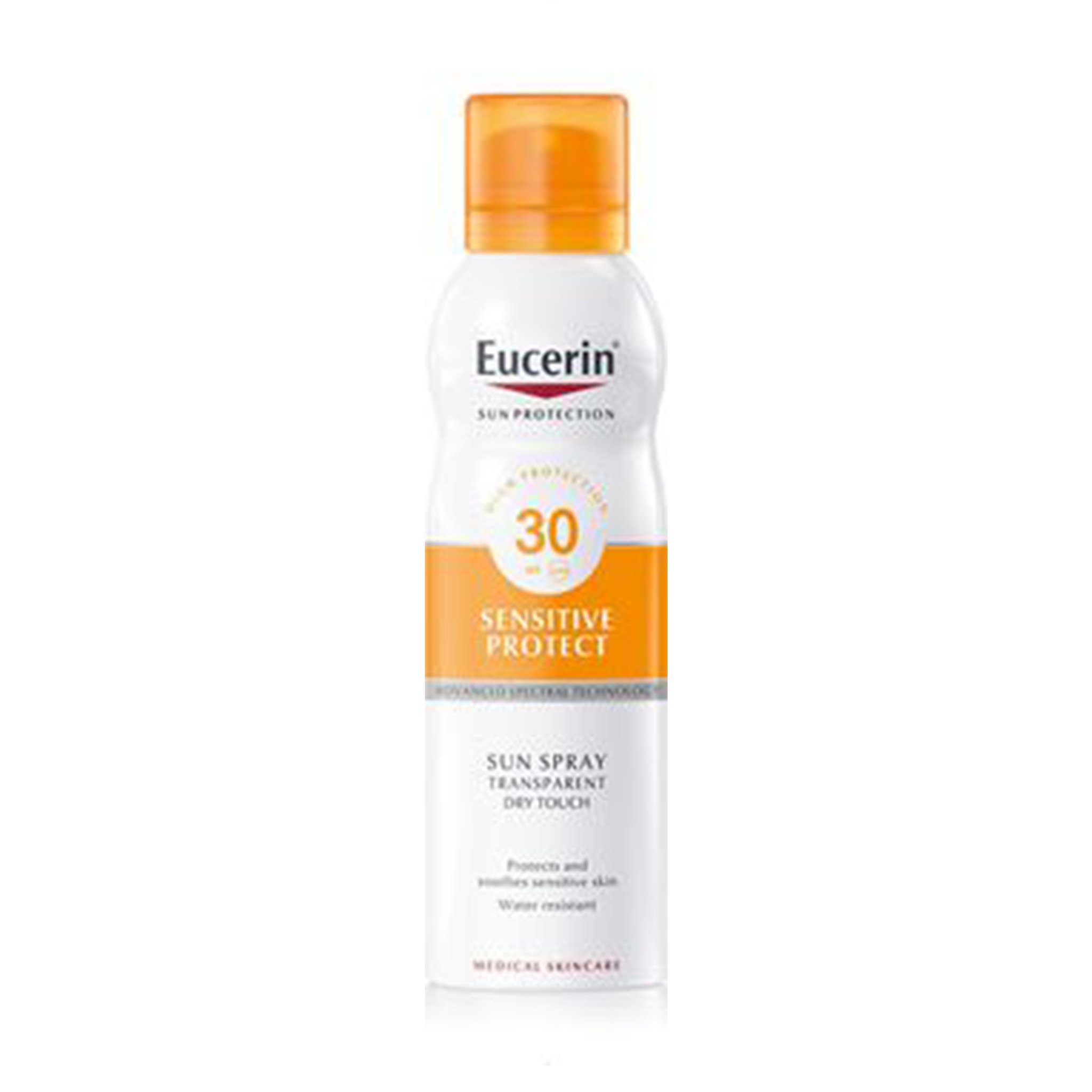 Spf крем купить в аптеке. Солнцезащитный спрей Eucerin. Эуцерин солнцезащитный спрей SPF 50. Eucerin-Sun Oil Control Spray sensitive protect SPF 50 200ml. Eucerin SPF 50 sensitive.