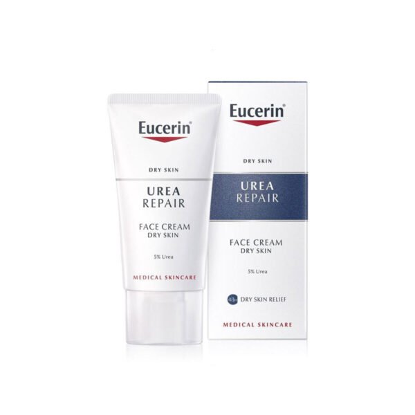 Eucerin UreaRepair 5% krema za obraz za suho kožo, 50 ml