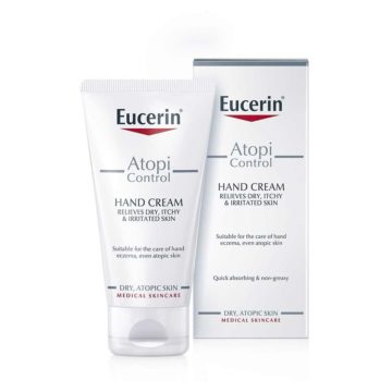 Eucerin AtopiControl intenzivna krema za roke, 75 ml