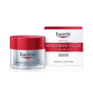 Eucerin Hyaluron-Filler + Volume-Lift nočna krema za kožo, 50 ml