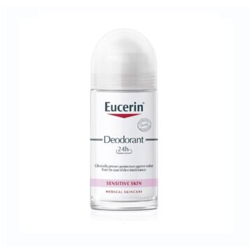 Eucerin roll-on 24 h deodorant za občutljivo kožo, 50 ml
