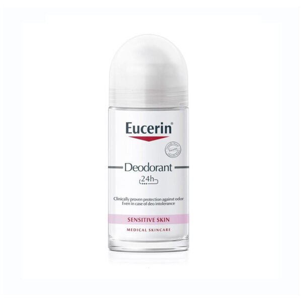 Eucerin roll-on 24 h deodorant za občutljivo kožo, 50 ml