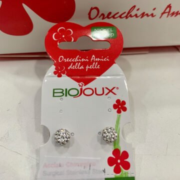 Biojoux uhani Swarovski kristal (fi 6mm)