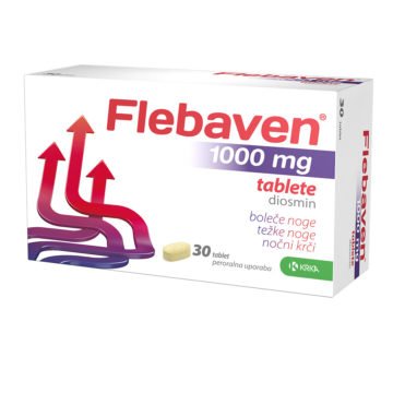 Flebaven 1000 mg filmsko obložene tablete, 30 tablet