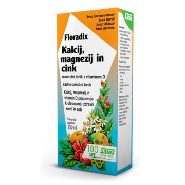 Floradix kalcij, magnezij in cink, 250 ml
