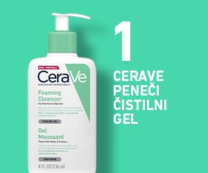 Priporočena uporaba CeraVe penečega čistilnega gela v kombinaciji z izdelki CeraVe za nego obraza in telesa