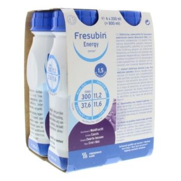 Fresubin Energy okus gozdni sadeži, 4 x 200 ml