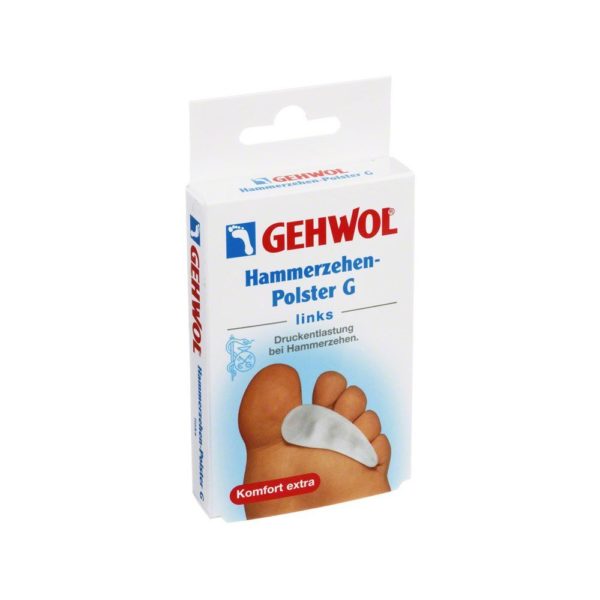 Gehwol blazinica G za kladivaste prste, 1 kom za levo nogo