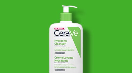 Embalaža CeraVe vlažilne emulzije za umivanje je na voljo v velikostih 236 in 473 ml.