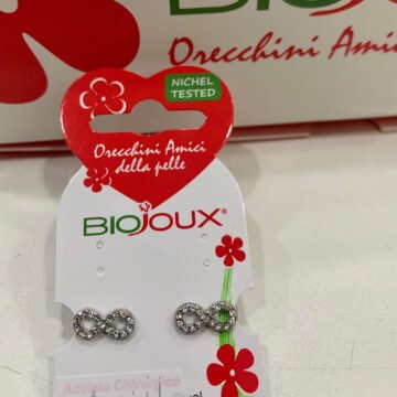 Biojoux uhani iz kirurškega jekla Infinity