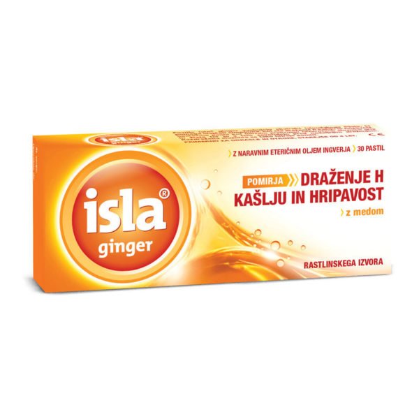 Isla Ginger ingver pastile, 30 pastil