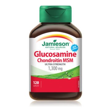 Jamieson Glukozamin & Hondroitin z MSM, 120 tablet