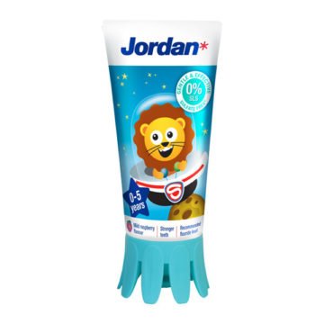 Jordan Kids zobna pasta za otroke 0-5 let (1000 ppm F), 50 ml