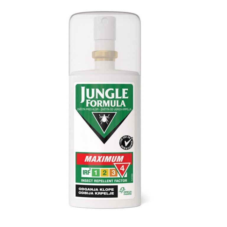 Jungle Formula Maximum zaščita pred klopi, 75 ml
