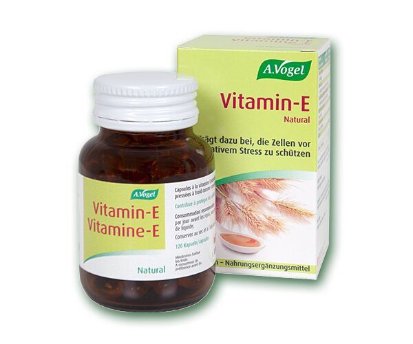 Kapsule z oljem žitnih kalčkov in vitaminom E, 120 kapsul