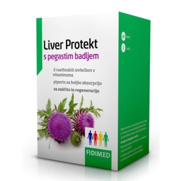 Liver Protekt s pegastim badljem, 60 kapsul