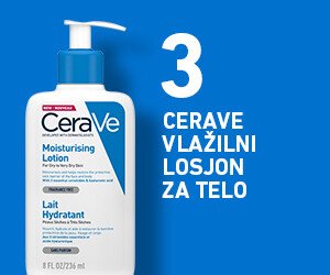 Priporočena uporaba CeraVe vlažilnega losjona za telo v kombinaciji z izdelki CeraVe za čiščenje in nego obraza