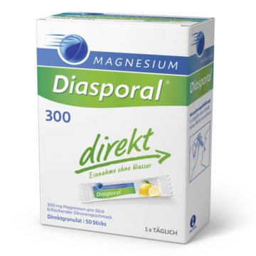 Magnesium Diasporal 300 Direkt granulat, 50 vrečk