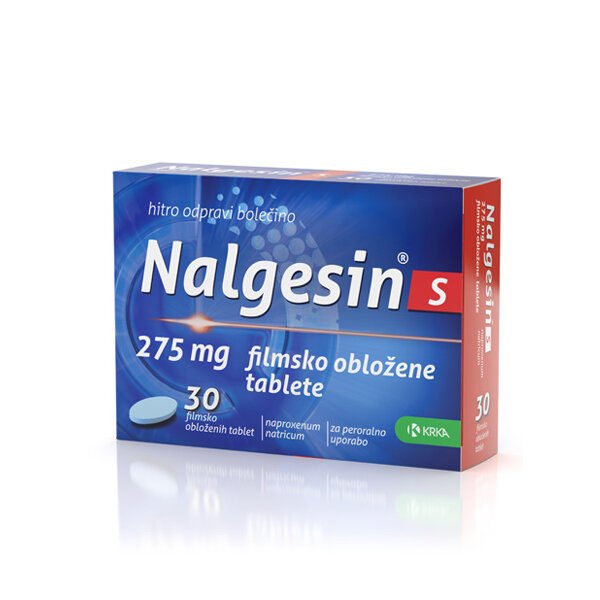 Nalgesin S filmsko obložene tablete, 30 tablet