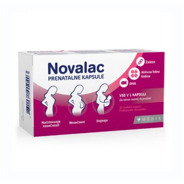 Novalac Prenatal mehke kapsule, 30 kapsul
