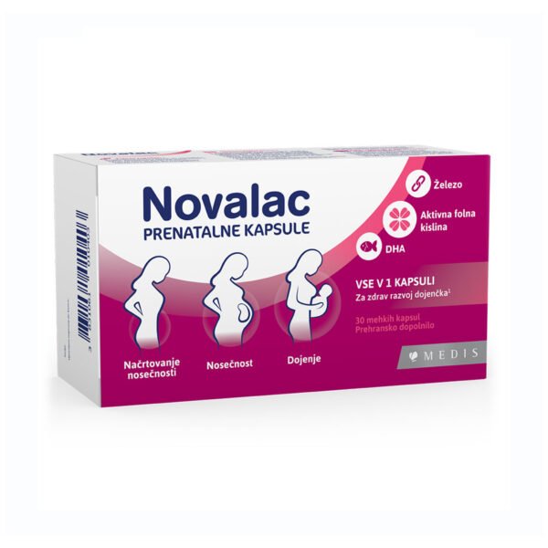 Novalac Prenatal mehke kapsule, 30 kapsul