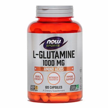 Now L-Glutamin, 120 kapsul