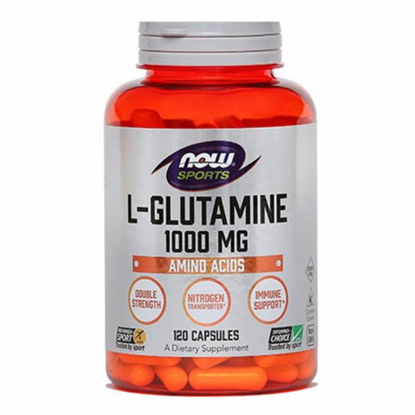 Now L-Glutamin, 120 kapsul