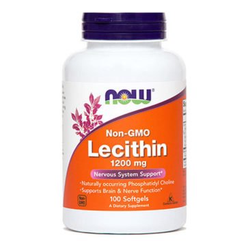 Now Lecitin 1200 mg, 100 kapsul