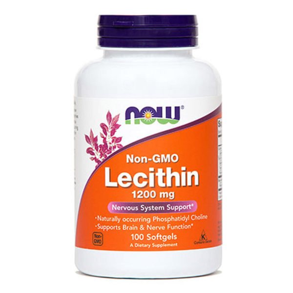 Now Lecitin 1200 mg, 100 kapsul