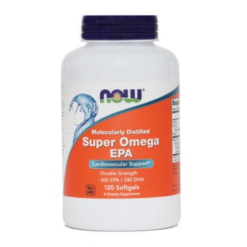 Now Super omega-3, 120 mehkih kapsul