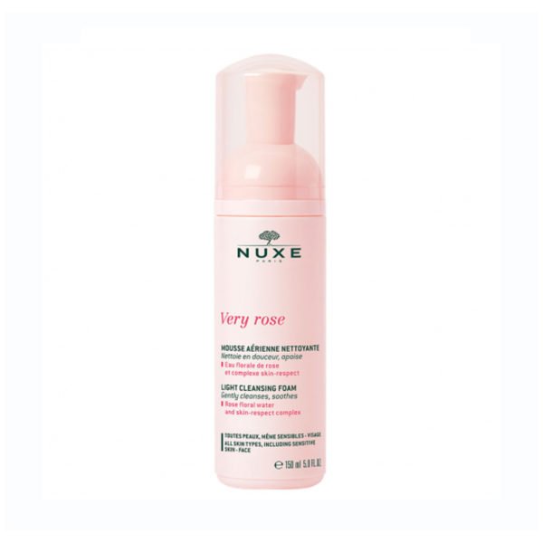 Nuxe Very Rose lahka čistilna pena
