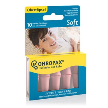 Ohropax Soft čepki za ušesa, 10 čepkov