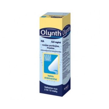 Olynth HA 0,5 mg na ml pršilo za nos, 10 ml