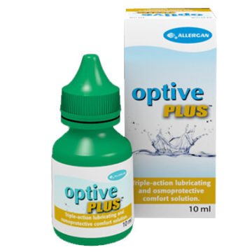 Optive Plus kapljice za suhe oči s trojnim delovanjem, 10 ml