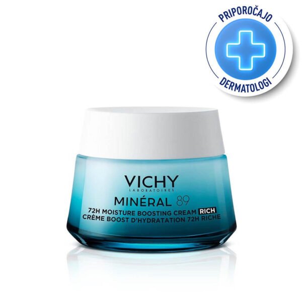 Vichy Mineral 89 bogata krema za intenzivno vlaženje, 50 ml