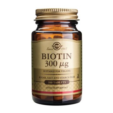 Solgar Biotin, 100 tablet