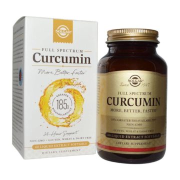Solgar Curcumin, 30 mehkih kapsul